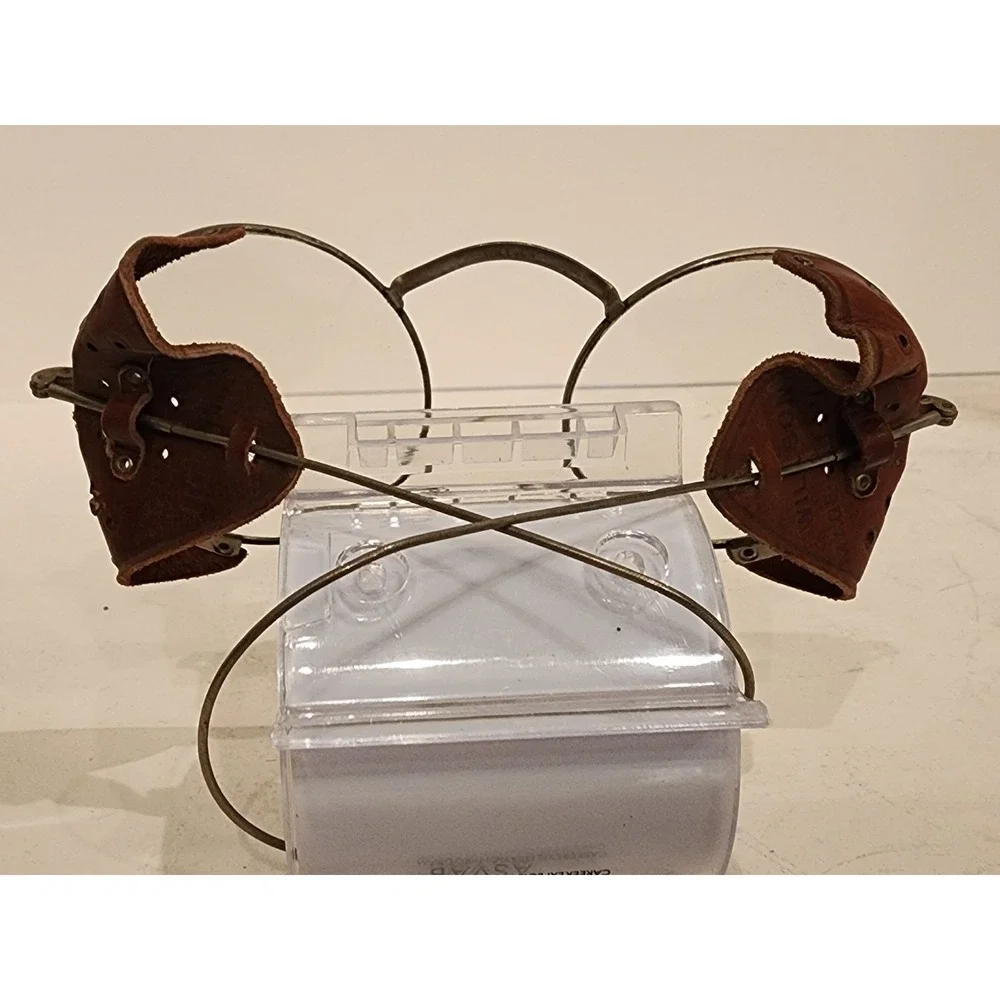 Vintage Antique Willson Safety‎ Glasses Goggles Steam Punk Motorcycle